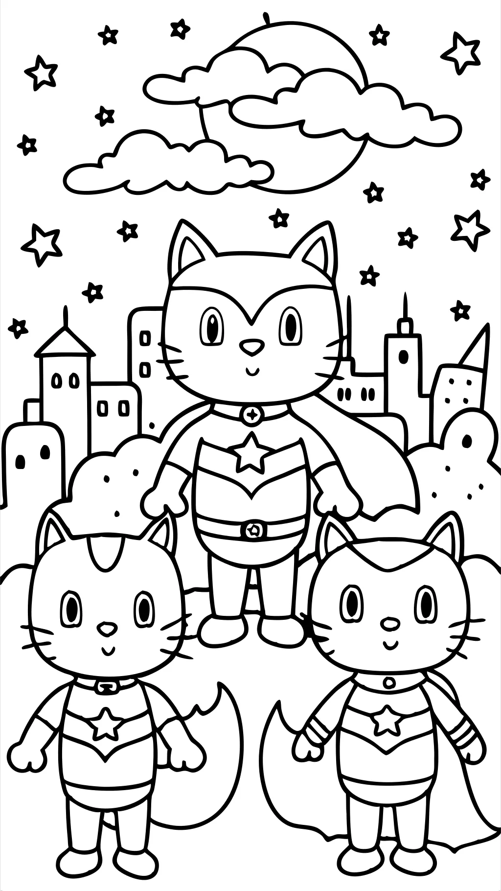 coloriage de superkitties